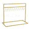 SUPERFINDINGS 10Pcs Mini Iron Doll Clothes Hangers & 1Pc Doll Clothes Storage Rack DIY-FH0006-65-1