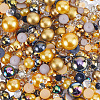 Resin Cabochons RESI-WH0029-14G-1