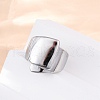 304 Stainless Steel Adjustable Cuff Rings RJEW-Q020-13P-5