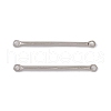 304 Stainless Steel Connector Charms STAS-G291-04B-P-1