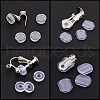 SOFPLATE 120Pcs 4 Style Silicone Clip on Earring Pads FIND-SP0001-01-6