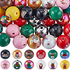 SUNNYCLUE 12 Colors Opaque Acrylic Beads OACR-SC0001-88-1