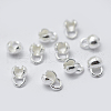 925 Sterling Silver Bead Tips Knot Covers STER-K171-48S-03-2