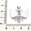 Brass Micro Pave Clear Cubic Zirconia Pendants KK-N268-61P-3