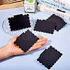 Erasable PVC Food Label Display Chalkboard Clip AJEW-TAC0034-06-7