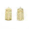 Ion Plating(IP) 201 Stainless Steel Pendants STAS-N098-235LG-1