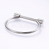Tarnish Resistant 304 Stainless Steel Bangles BJEW-P222-14P-3