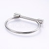 304 Stainless Steel Bangles BJEW-P222-14P-3