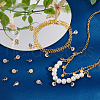   30Pcs Brass Micro Pave Cubic Zirconia Pendants KK-PH0010-12-5