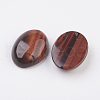 Natural Red Tiger Eye Flat Back Cabochons G-G741-18x25mm-13-2