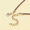 20Pcs Waxed Cotton Cord Necklace Making DIY-FS0003-92-4