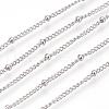 Tarnish Resistant 304 Stainless Steel Side Twist/Curb Chains CHS-L017-05P-1