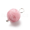 Natural White Jade Charms PALLOY-JF01843-4