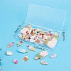 SUNNYCLUE 50Pcs 10 Styles Opaque Resin Decoden Cabochons CRES-SC0002-43-7