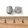 304 Stainless Steel European Beads STAS-S169-03A-P-2