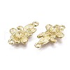 Brass Link Cabochon Settings KK-S349-297-NF-3