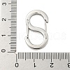 Non-Tarnish 304 Stainless Steel S Shaped Carabiner STAS-P358-01D-P-3
