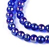 Electroplate Transparent Glass Beads Strands GLAA-T032-T4mm-AB16-3