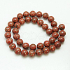 Natural Sesame Jasper/Kiwi Jasper Beads Strands G-G149-8mm-2-2