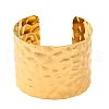 304 Stainless Steel Open Cuff Bangles for Women BJEW-G711-01I-G-1