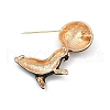 Sea Lion Playing Ball Enamel Pins JEWB-M070-01G-2