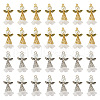  60Pcs 2 Colors Angel Frosted Acrylic Pendants FIND-TA0002-81-1