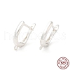 925 Sterling Silver Hoop Earring Findings STER-G037-01S-1