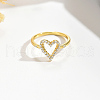 925 Sterling Silver Micro Pave Zirconia Finger Rings for Women SF4347-2-4