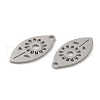 Non-Tarnish 304 Stainless Steel Pendants STAS-J042-21P-2