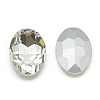 Pointed Back Glass Rhinestone Cabochons RGLA-T080-10x14mm-01-2