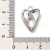 Anti-Tarnish 304 Stainless Steel Pendants STAS-P371-096G-P-3