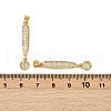 Brass Micro Pave Cubic Zirconia Pendants KK-S526-21G-A-3