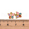 304 Stainless Steel Enamel Charms STAS-Q363-02A-G-3
