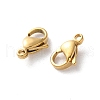 304 Stainless Steel Lobster Claw Clasps STAS-V007-01B-G-2