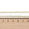 Ion Plating(IP) 304 Stainless Steel Cable Chain Necklaces NJEW-K090-01G-2