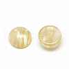 Watermelon Stone Glass Cabochons G-R416-12mm-39-2