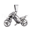 304 Stainless Steel Pendants STAS-H365-19-1