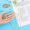 Beebeecraft 6Pcs Brass Cable Chain Necklaces Set for Men Women KK-BBC0009-65-3