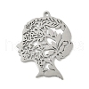 304 Stainless Steel Pendants STAS-V016-16P-1