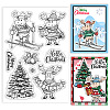 Custom Summer Theme PVC Plastic Clear Stamps DIY-WH0631-0388-1