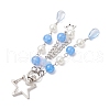 Acrylic & ABS Plastic Pearl Jellyfish Pendant Decorations KEYC-JKC01066-02-4
