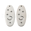 Non-Tarnish 316L Surgical Stainless Steel Pendants STAS-K280-06B-P-1