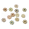 Cheriswelry 260Pcs 13 Style CCB Plastic with Rhinestones Cabochons FIND-CW0001-10-3