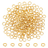 BENECREAT 200Pcs Rack Plating Brass Split Rings KK-BC0013-85B-1