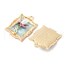 Alloy Enamel Pendants FIND-M060-06G-2