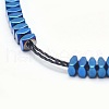 Electroplate Non-magnetic Synthetic Hematite Beads Strands G-L489-D02-2
