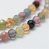 Natural Tourmaline Bead Strands G-G663-12-3mm-3