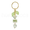 Bowknot & Heart Glass Pendant Decorations KEYC-JKC00691-02-1