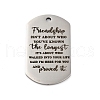 Anti-Tarnish 201 Stainless Steel Pendants STAS-R002-02P-14-1