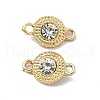 Alloy Crystal Rhinestone Connector Charms FIND-A024-17G-2